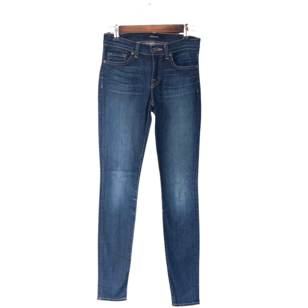 J Brand Jeans Skinny Leg Dark Vintage Wash Mid-Rise Size 25